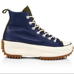 Converse Run Star Leather High Tops